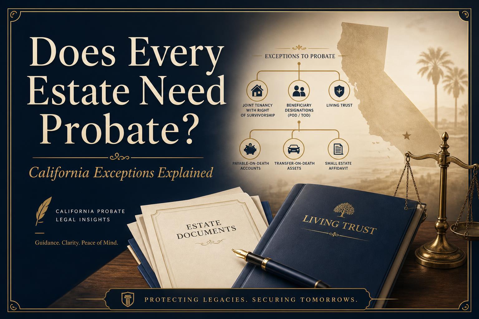 Does Every Estate Have to Go Through Probate in California?